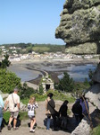 SX09197 St Michaels Mount watch tower and Marazion.jpg